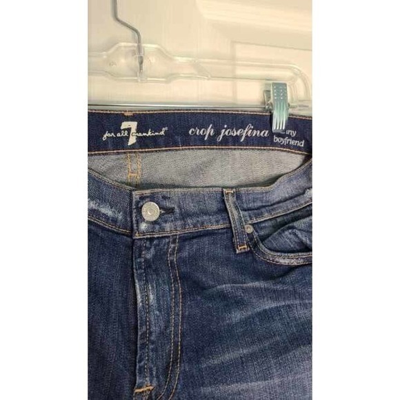 7 for all ManKind Cropped Josefina Size 31 - Picture 4 of 6